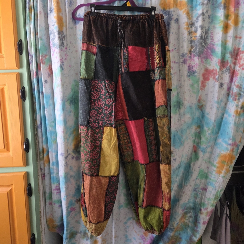 Parava Tie Dye Patchwork Pants